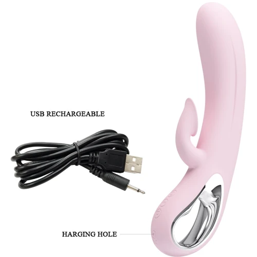 Вібратор Romance Massage Sucking Vibrator Pink: Довжина, см 24