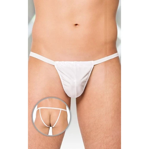 Чоловічі труси SoftLine - Thong 4506, S-L (white)