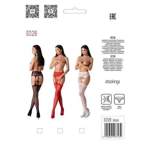 Эротические колготки-бодистокинг Passion S028 red: Применение На ноги