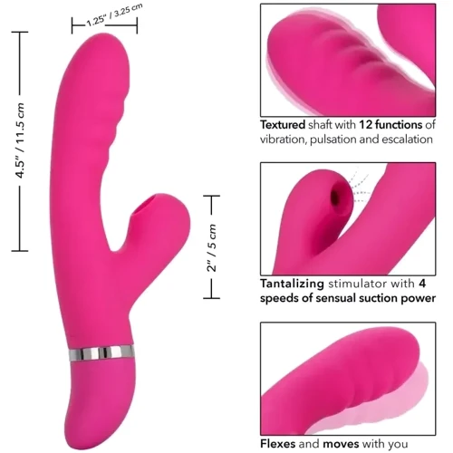 Вибратор-кролик California Exotic Novelties Foreplay Frenzy Pucker (розовый): Для кого Для женщин