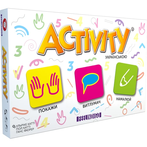 Настольная игра FEELINDIGO Активити (Актівіті українською) (Activity UA) (FI19029)