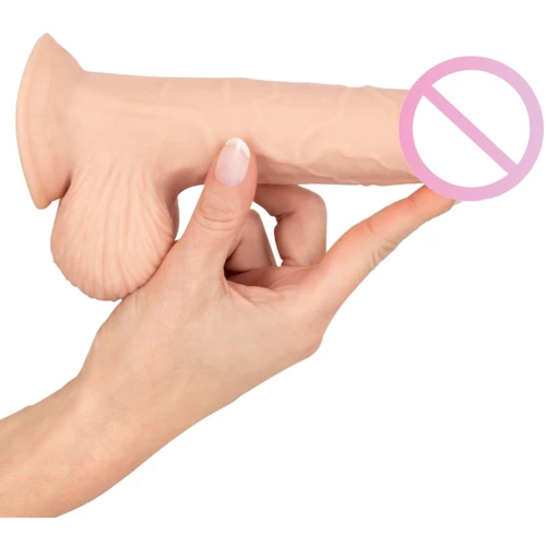Фалоімітатор Orion Nature Skin Dildo With Movable Skin: Мошонка є