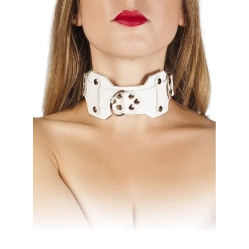 Ошейник VIP Leather Collar, white: Производитель sLash