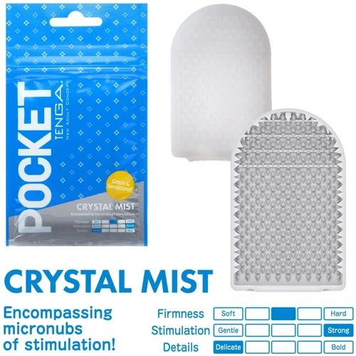 Мастурбатор TENGA Pocket Crystal Mist: Призначення  Карманный