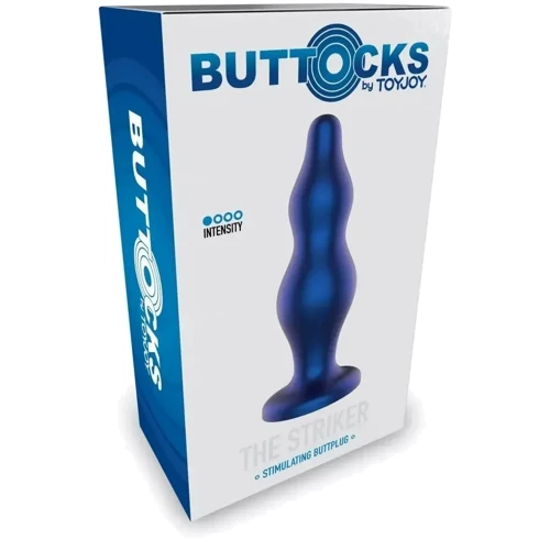 Анальная пробка Toy Joy Striker Buttplug (синий): Для кого Унисекс