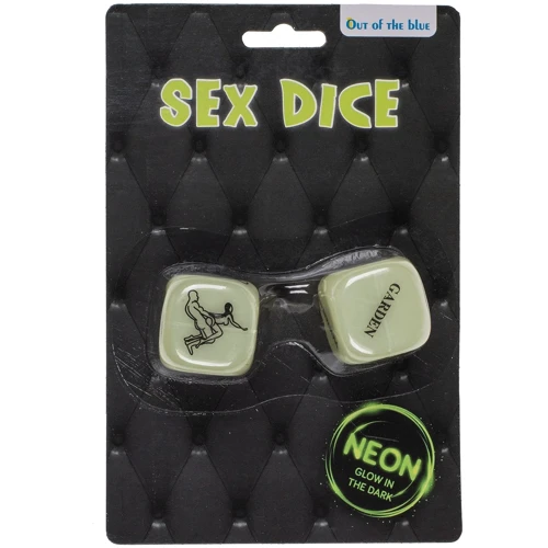 Неонові кубики Sex Dice Kamasutra Neon, 2 шт. фото 4