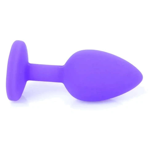 Анальная пробка Boss Series - Jewellery Purple Silicon PLUG Small Red (BS6400082): Наличие вибрации Нет