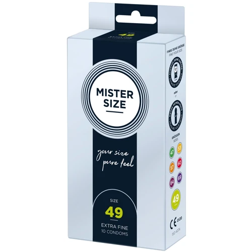 Презервативи Mister Size 49 (10 pcs): Товщина, мм 0.05