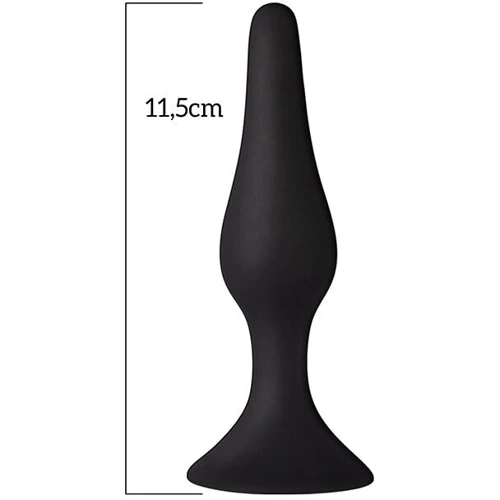 Анальная пробка на присоске MAI Attraction Toys №33 Black: Для кого Унисекс
