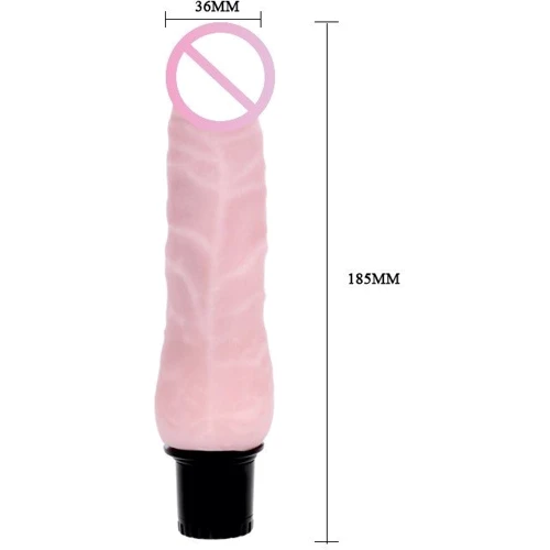 Вібратор The Realistic Cock Flesh 18.5 см: Тип і форма У вигляді члена