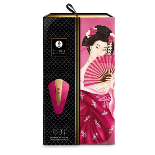 Кліторальний вібратор Shunga - Obi Intimate Massager Rasberry: Тип і форма Вібромасажер