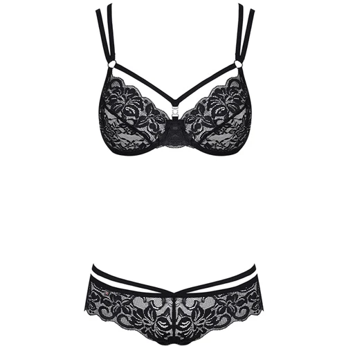Комплект Obsessive 860-SET-3 set, чорний, L / XL фото 2