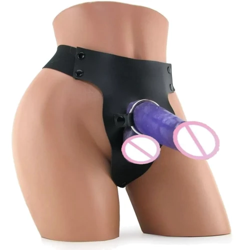 Фаллопротез Fetish Fantasy Deluxe Hollow Strap-On Set, 18,4х3,8 см