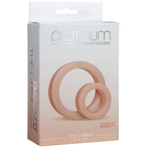 Набор эрекционных колец Doc Johnson Platinum Premium Silicone - The C-Rings - White: Производитель Doc Johnson