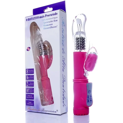 Вибратор с ротацией и стимулятором клитора Boss Series - Bird PINK, BS2600096: Для кого Для женщин