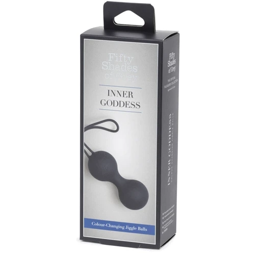 Вагинальные шарики Fifty Shades of Grey Inner Goddess меняющие цвет 90 г: Диаметр шарика, см 3.44