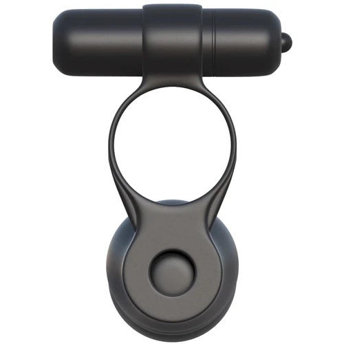 Насадки для двойного проникновения Pipedream Fantasy C-Ringz Posable Partner Double Penetrator (PD593023): Наличие вибрации Есть