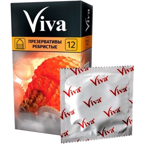 Презервативи латексні VIVA ребристі №12
