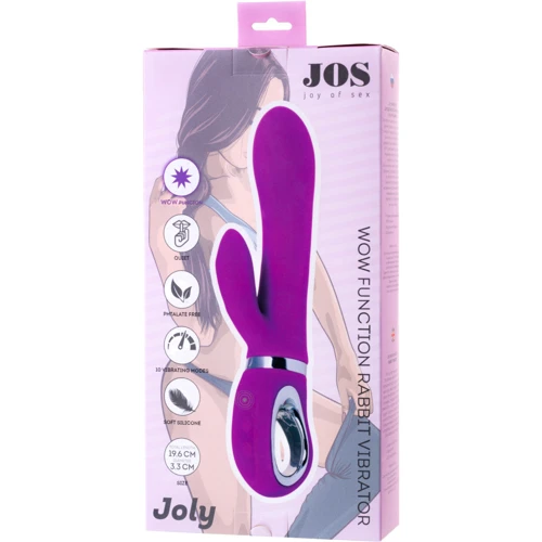 Вибратор с клиторальным стимулятором и WOW-режимом Toyfa JOS Joly фото 6