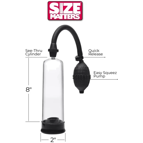 Вакуумна помпа для чоловіків Size Matters Beginner Pump: Тип Помпа для члена