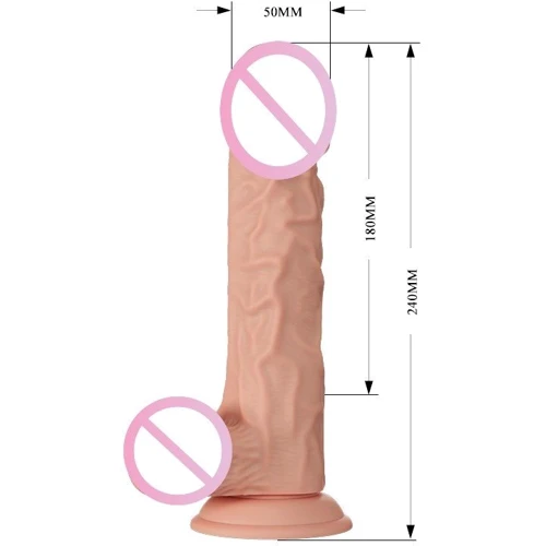 Фаллоимитатор LYBAILE Beautiful Encounter Buraq Dildo Flesh: Тип Реалистичные