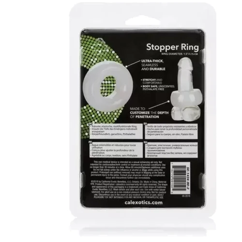 Эрекционное кольцо-ограничитель California Exotic Novelties - Stopper Ring: Производитель California Exotic Novelties