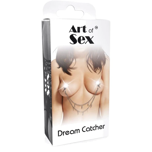Затискачі для сосків Art of Sex - Dream Catcher: Колір серебристый