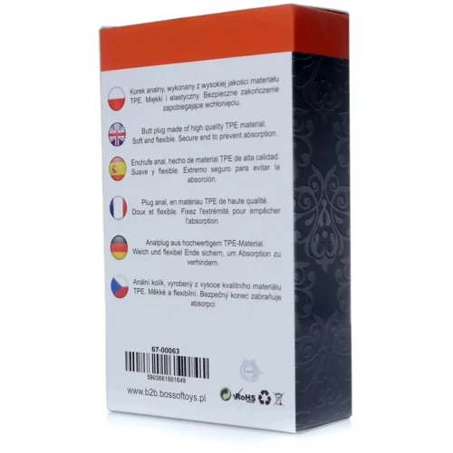 Анальная пробка Boss Series - T Plug Wave Black (BS6700063): Наличие вибрации Нет