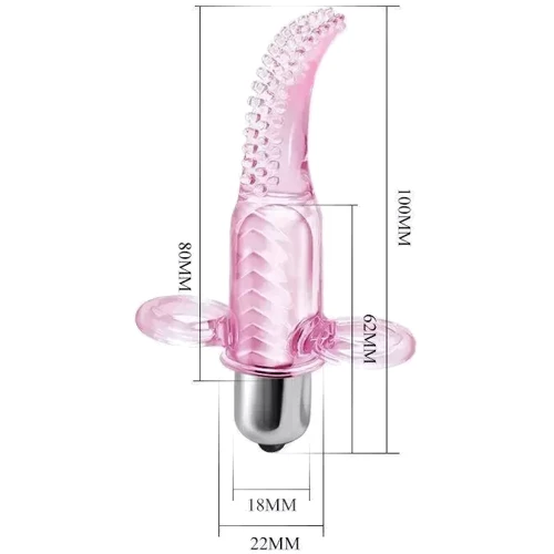 Вібро стимулятор клітора Vibro Finger, BI-014078: Діаметр, см 2.2
