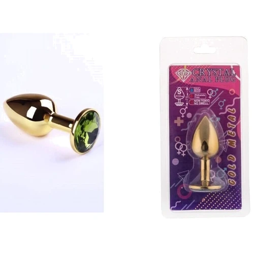 Анальна пробка, Gold Chrysolite, S: Для кого унісекс