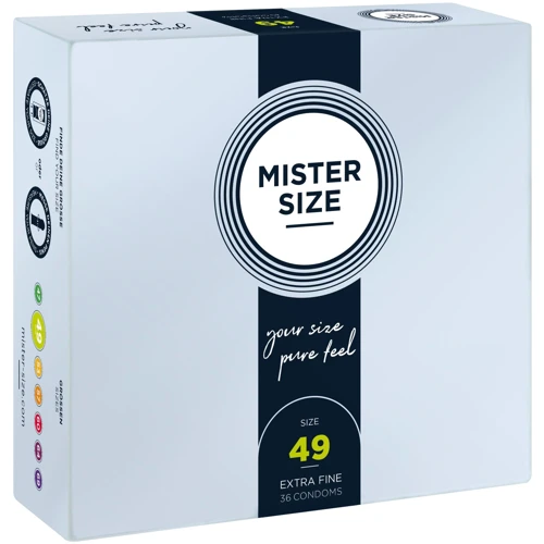 Презервативы Mister Size 49 (36 pcs): Текстура Гладкие