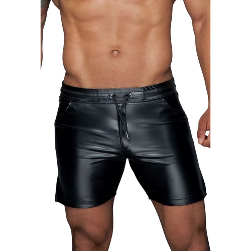 Мужские шорты Noir Handmade H061 Powerwetlook shorts Вlack, M