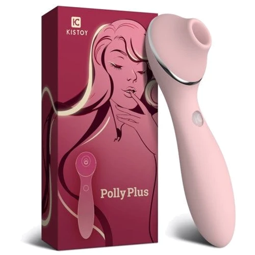 Вакуумный вибратор KisToy Polly Plus Pink