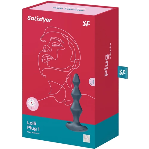 Анальний стимулятор-намистини з двома моторами Satisfyer Lolli-Plug 1 (dark teal): Тип Анальні ялинки