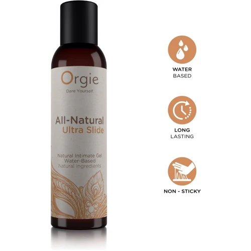 Лубрикант на водной основе Orgie All Natural Ultra Slide, 150 мл, суперскользящий, нелипкий: Тип Вагинальные