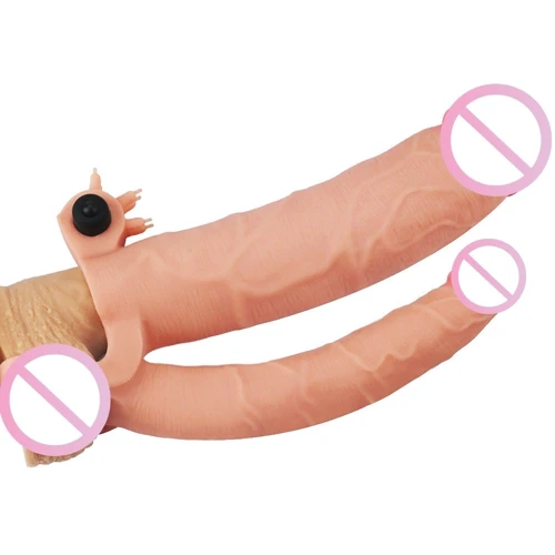 Двойная насадка на пенис с вибрацией LoveToy Pleasure X-Tender Series: Для кого Для мужчин