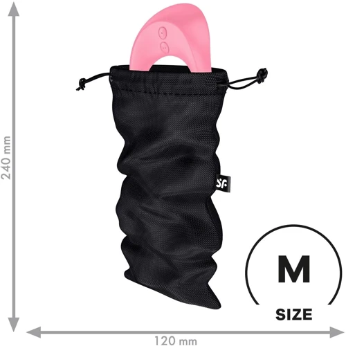 Мішечок для зберігання іграшок Satisfyer Treasure Bag M Black фото 2