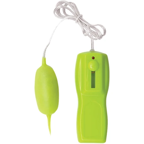 Виброяйцо, що світиться в темряві Glo-Glo a Go-Go Electric Lemon Flicker Tip Vibrating Bullet, лайм: Призначення Вагінальні