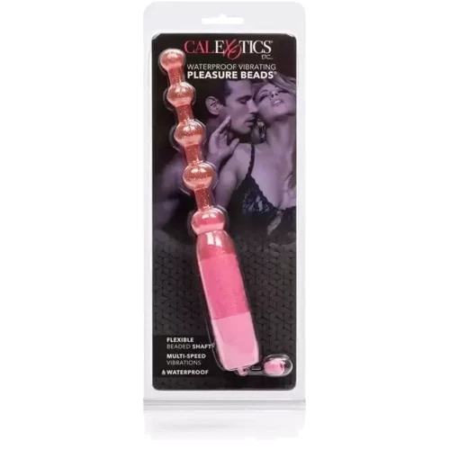 Водонепроницаемые бусы CalExotics Vibrating Pleasure Beads (розовый): Наличие вибрации Есть