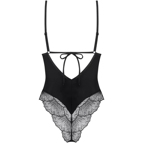 Боді Obsessive Lobellis teddy M/L: Декор Кружево