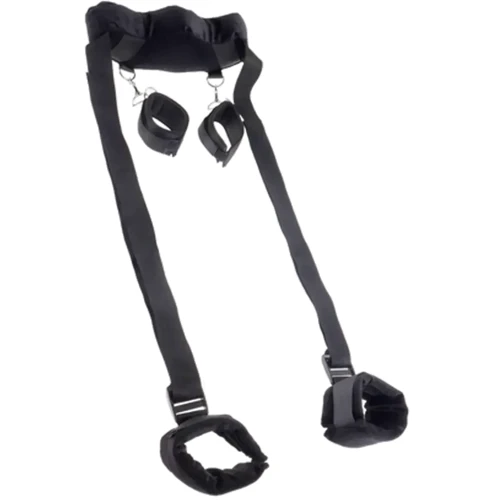 Бондаж с наручниками Pipedream Position Master With Cuffs: Цвет черный