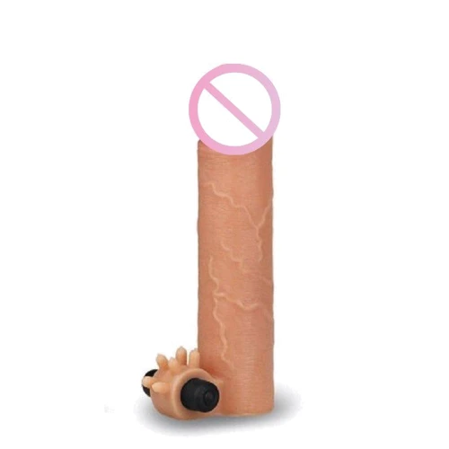 Насадка на пенис LoveToy Revolutionary Silicone Vibrating Nature Extender Add 2"