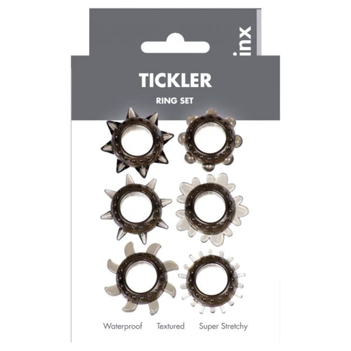 Набір ерекційних кілець Linx Tickler Set Textured Ring Smoke: Для кого Для чоловіків