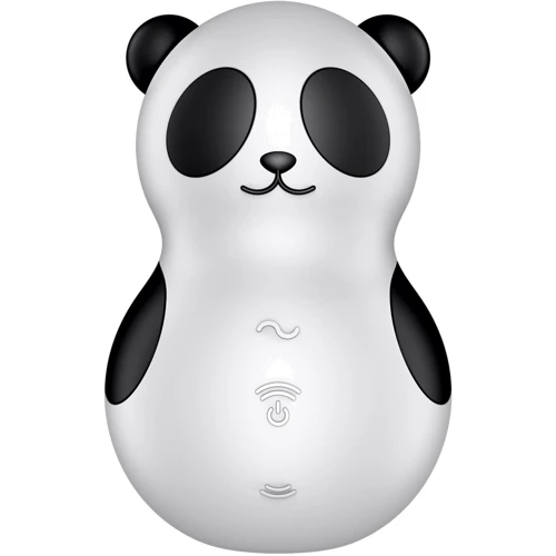 Вакуумний стимулятор із вібрацією Satisfyer Pocket Panda: Довжина, см 8.8
