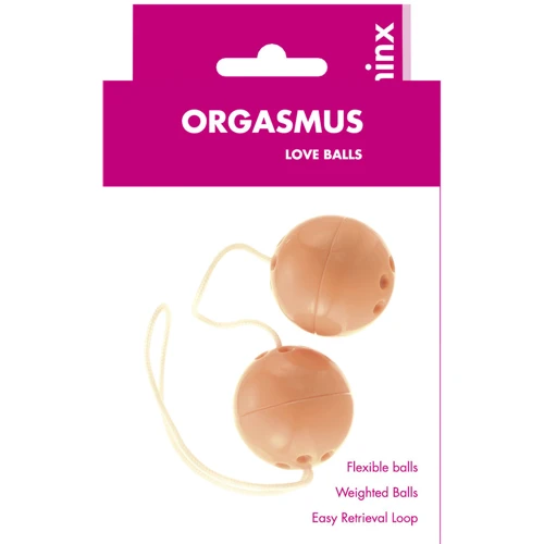 Вагинальные шарики Orgasmus Love Balls: Особенности Соединены между собой, Влагозащищенные