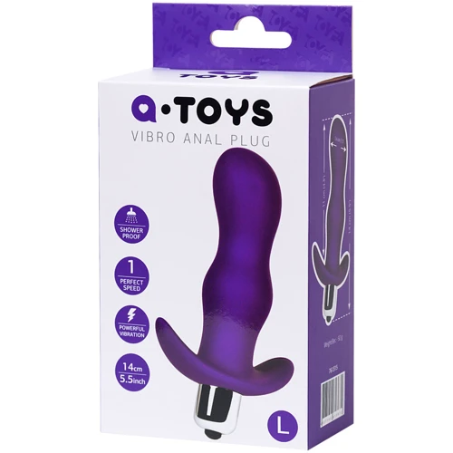 Анальная пробка A-Toys By Toyfa Vibro Anal Plug L фото 6