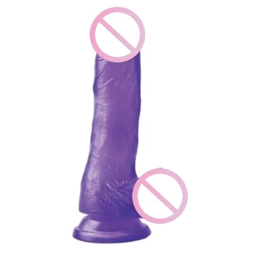 Фаллоимитатор LoveToy Jelly Studs Medium Purple