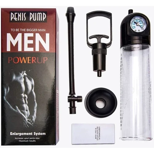 Вакуумная помпа Men Powerup Passion Pump с манометром и ручным насосом: Для кого Для мужчин