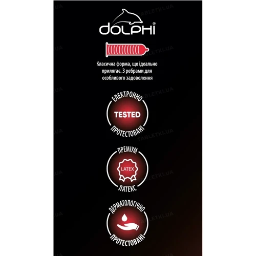 Презервативы DOLPHI Ribbed 24 шт: Количество в упаковке 24