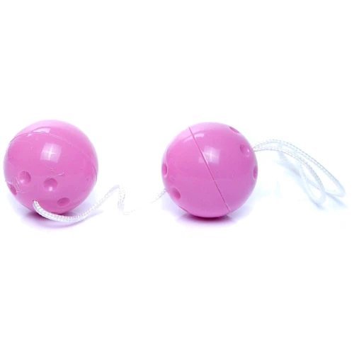 Вагинальные шарики Duo balls Purple, BS6700028: Особенности Влагозащищенные, Соединены между собой